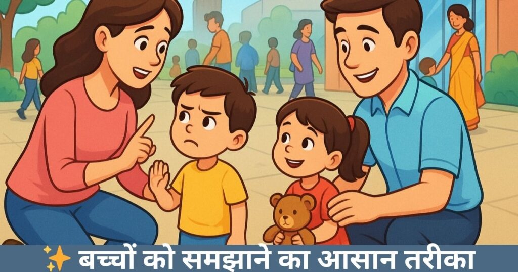 ✨ बच्चों को समझाने का आसान तरीका
