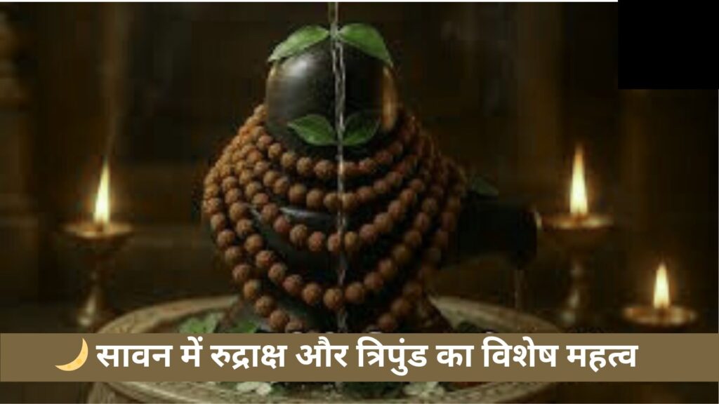 🌙 सावन में रुद्राक्ष और त्रिपुंड का विशेष महत्व
